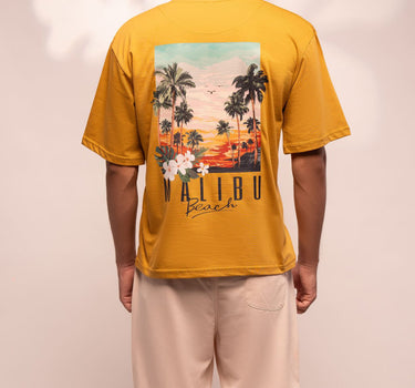 Oversized Graphic Tee (Yellow)