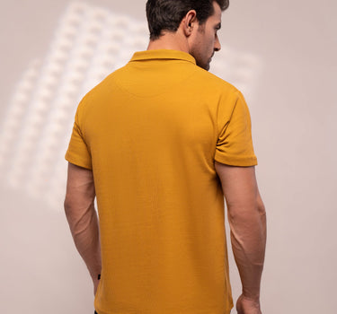 Johnny Collar Ostrich (Yellow)