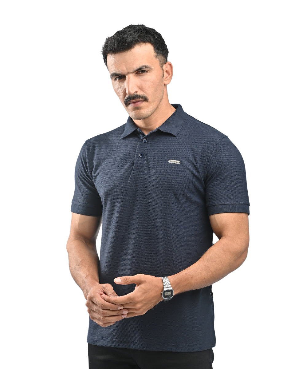 Premium Ostrich Dark Navy Blue