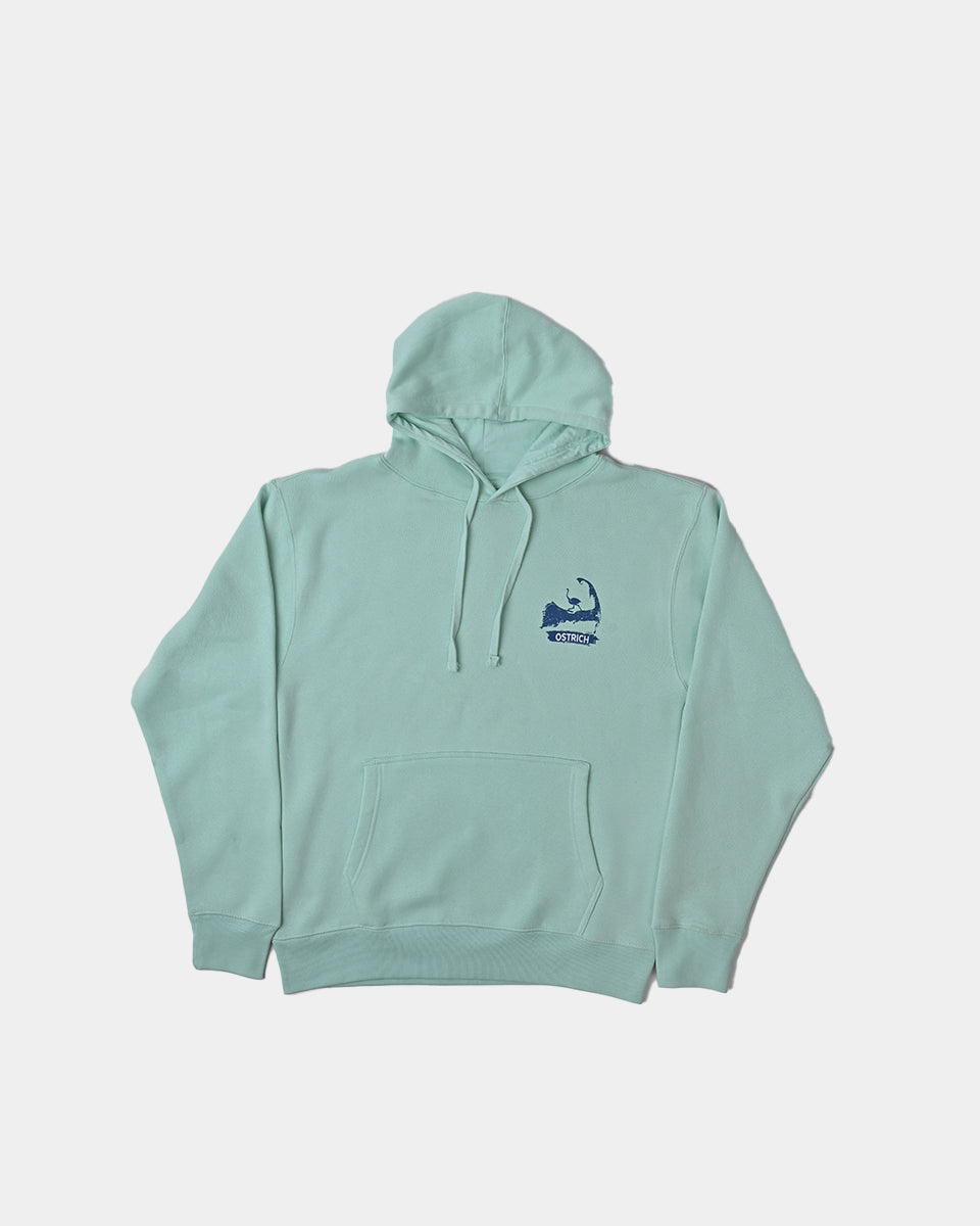 Green soft hoodie