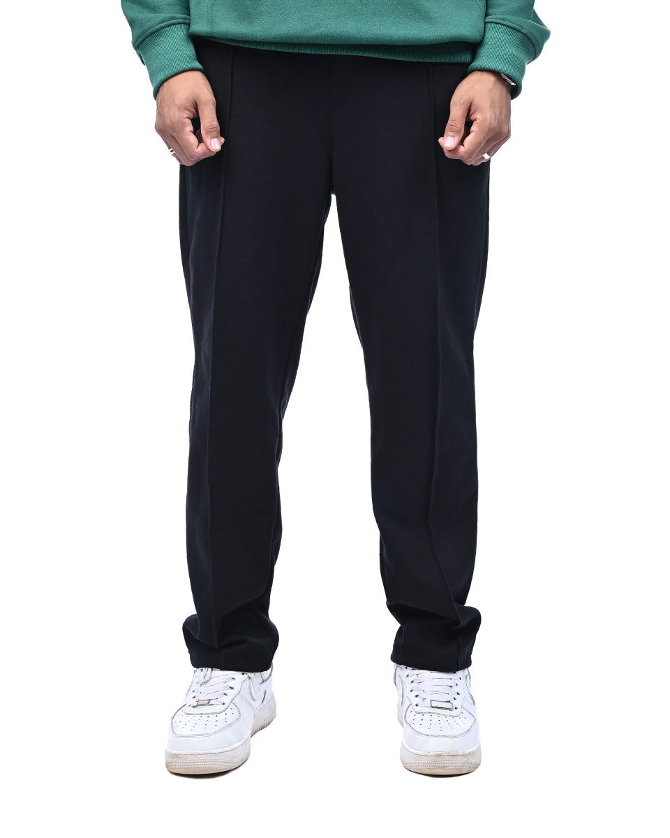 Black Straight Trouser