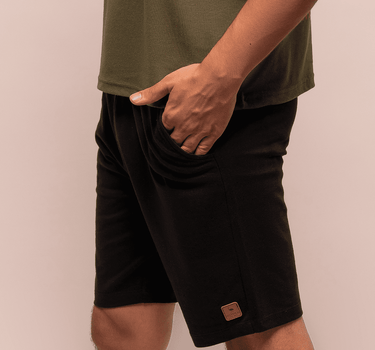 Terry Jogger Shorts (Black)