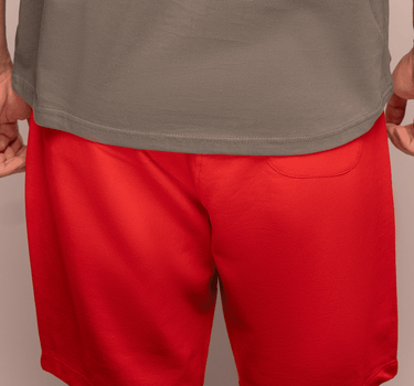 Terry Jogger Shorts (Red)