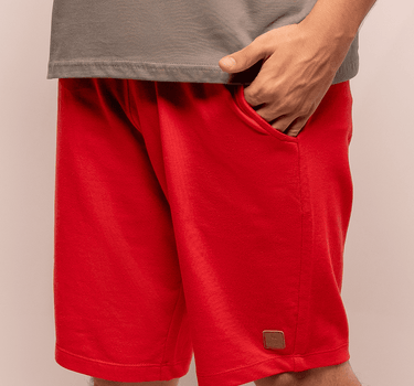 Terry Jogger Shorts (Red)