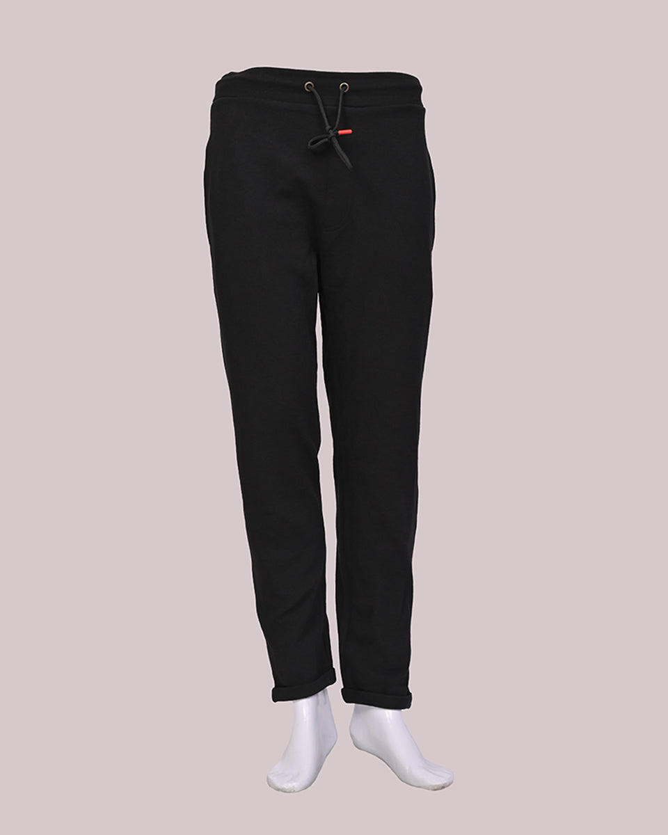 Black Straight Fit Trouser