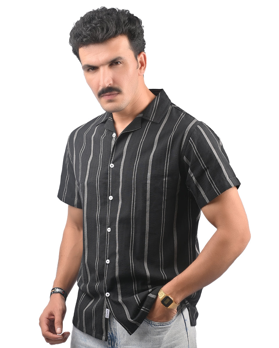 Black Stripped Shirt