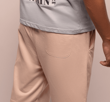 Terry Jogger Shorts (Beige)